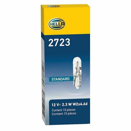 Hella BULB 2723 12V 2.3W W 2723